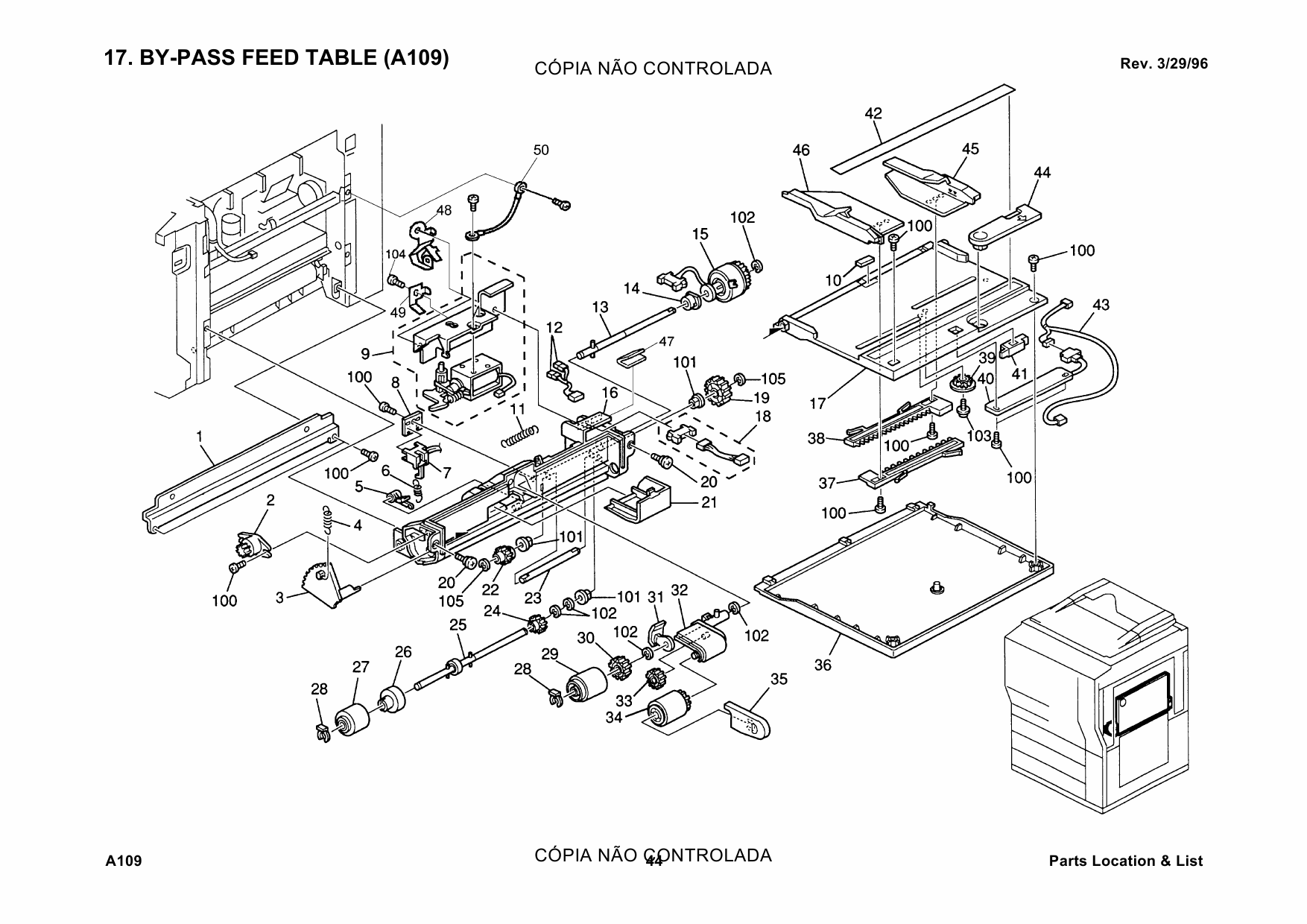 RICOH Aficio NC5006 A109 Parts Catalog-3